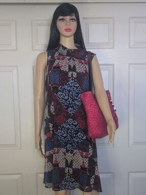 Tommy Hilfiger Patchwork Print Dress